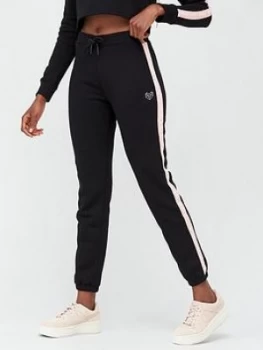 Image of Pink Soda Pink Soda Fuller Tape Jogger, Black/Pink, Size 8, Women