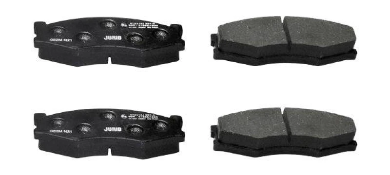 Image of JURID 572312J Brake pad set not prepared for wear warning indicator, without accessories Brake Pad Set,disc brake (402)