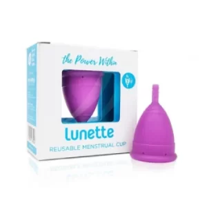 Image of Lunette Menstrual Cup Violet Model 2