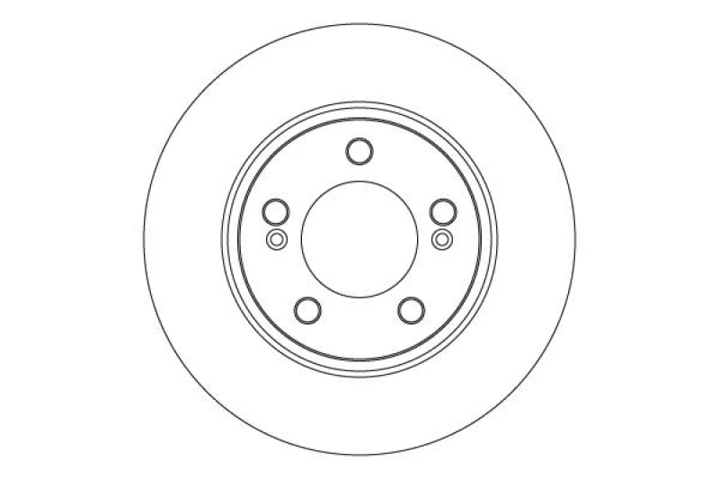 Image of Brake disc TRW DF6924S