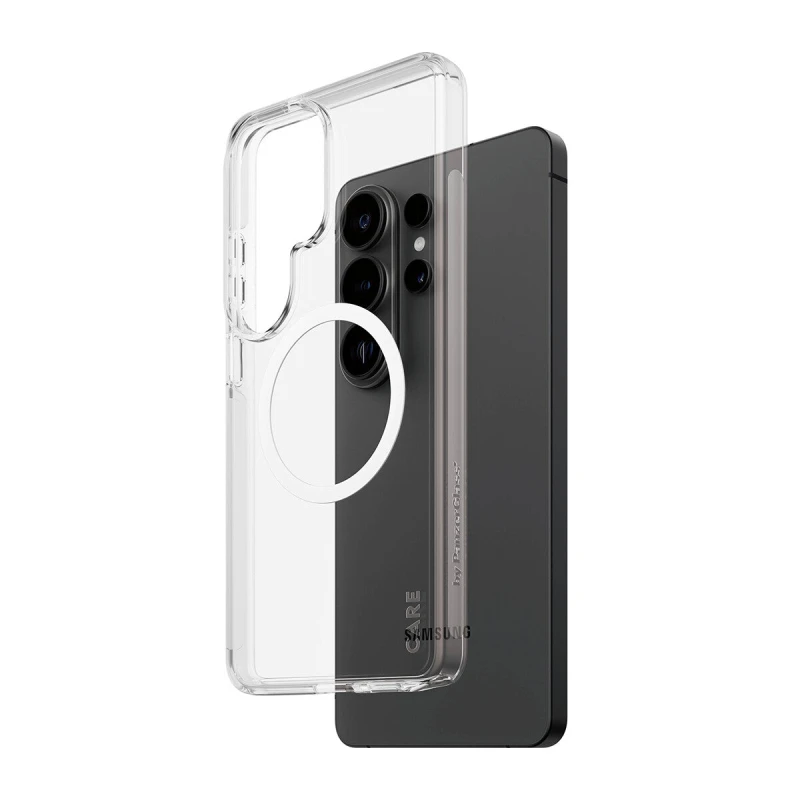 Image of PanzerGlass PanzerGlass CARE by Urban Explorer Case Transparent w. White Qi Samsung Galaxy S26 Ultra CR33544