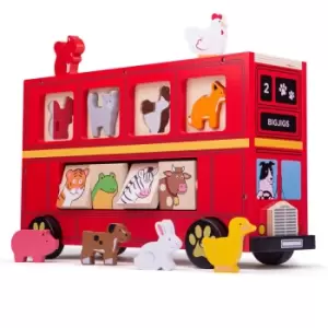 image of Bigjigs Red Bus Sorter