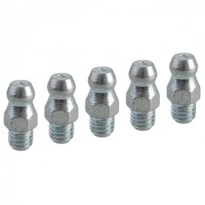 Image of Faithfull Grease Nipple Straight M6 x 1.0 (Pack 5)