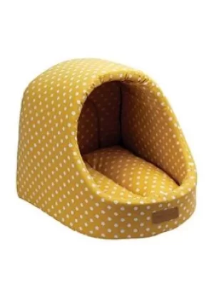 Image of Happy Pet Little Rascals Pet Den Mustard Spot 50X47X43Cm