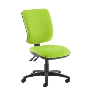 Image of Dams MTO Senza High Back Operator Chair with No Arms - Belize Red
