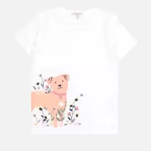 Image of Barbour Girls Penny T-Shirt - White - M (8-9 Years)