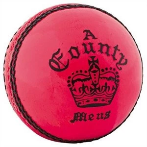 Image of Readers County Crown Cricket Ball Pink - Mens