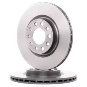 Image of BREMBO Brake disc ALFA ROMEO 09.9366.21 51767379,51767380 Brake rotor,Brake discs,Brake rotors