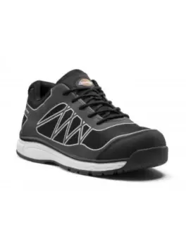 Image of Dickies FC9527 Mens Grey/White Toe Capped Safety Trainers, UK 8, EU 42