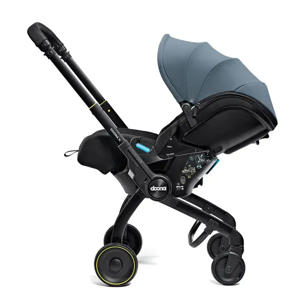 image of Doona X infant Car Seat & Stroller - Ocean Blue