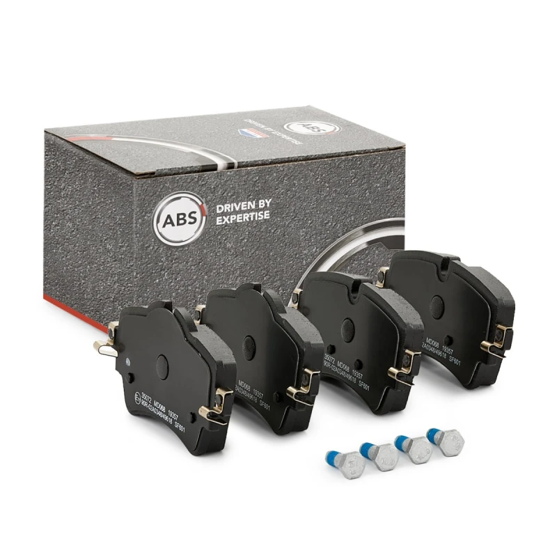Image of A.B.S. 35072 Brake pad set prepared for wear warning indicator Brake Pad Set,disc brake (402)