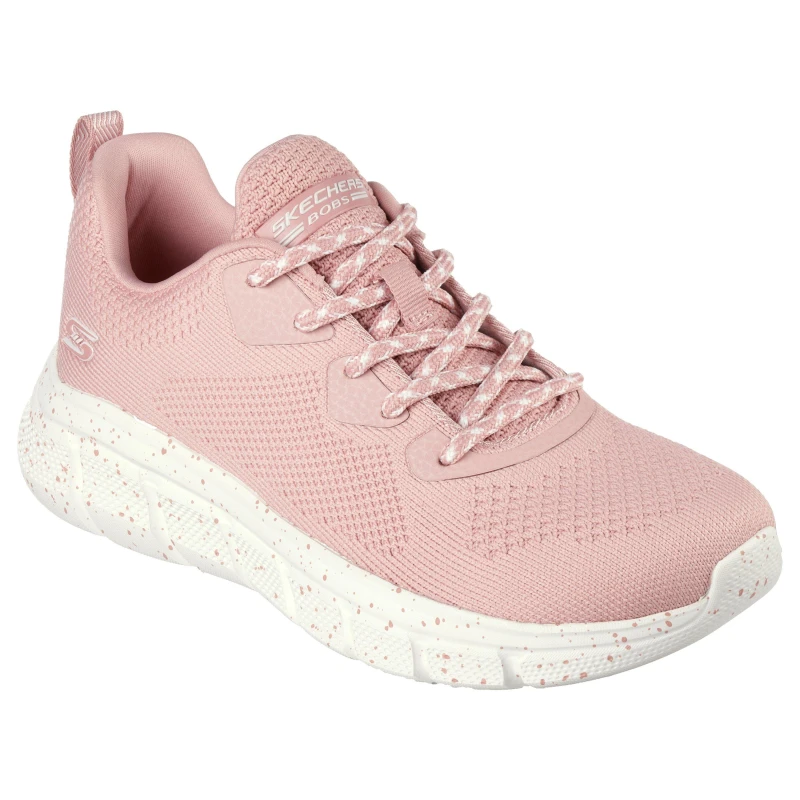 Image of Skechers Bobs B Flex Low-Top Trainers Womens - Pink Pink 2