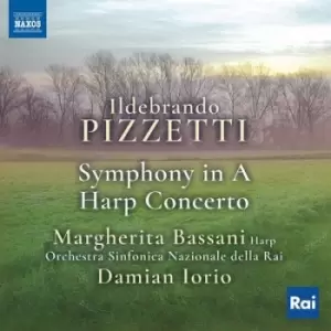 image of Ildebrando Pizzetti Symphony in A/Harp Concerto by Ildebrando Pizzetti CD Album