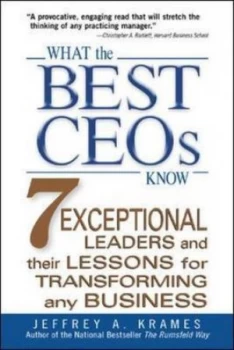 Image of What the best CEOs know by Jeffrey A Krames