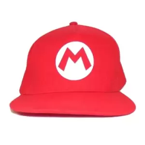 image of Nintendo Super Mario - Badge Mario (Snapback Cap) One Size