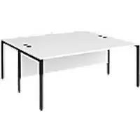 Image of Dams International Desk MB1816BKWH 1,800 x 1,600 x 725 mm