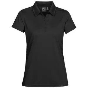 image of Stormtech Womens/Ladies Eclipse PiquA Polo Shirt (M) (Black)