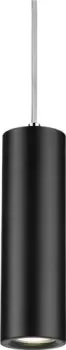 Image of KnightsBridge Dasan Single Long Fixed Round Pendant Black