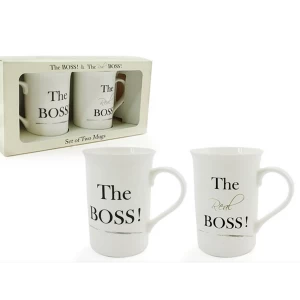 image of The Boss Mugs Set 2 By Lesser & Pavey