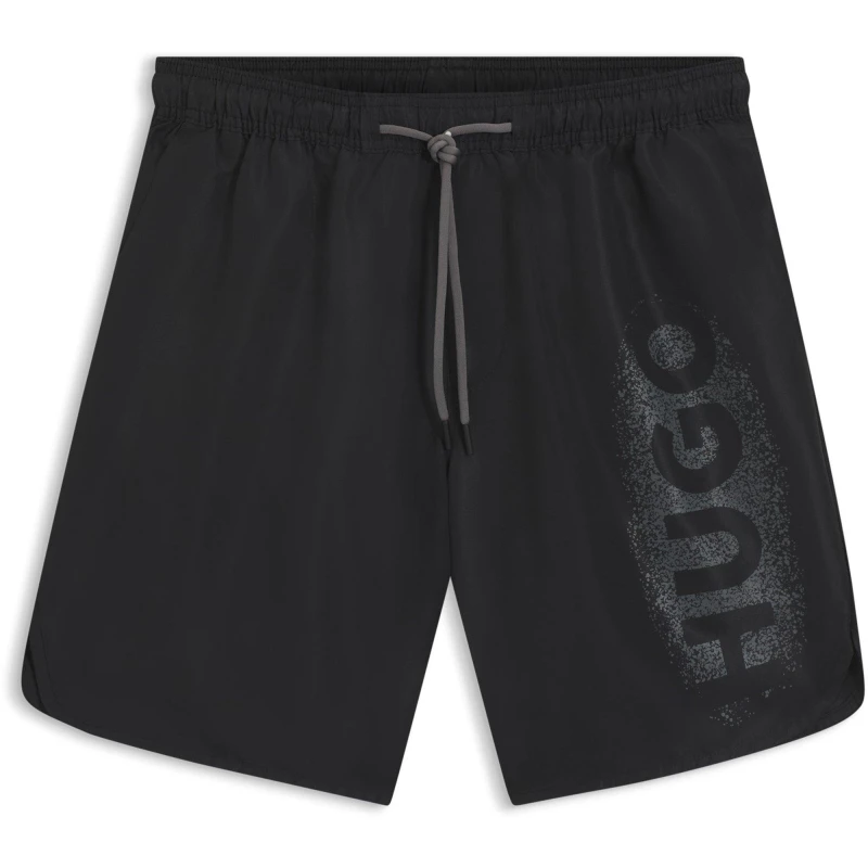 Image of Hugo Spray SwimShort Sn63 Black 001 male Large