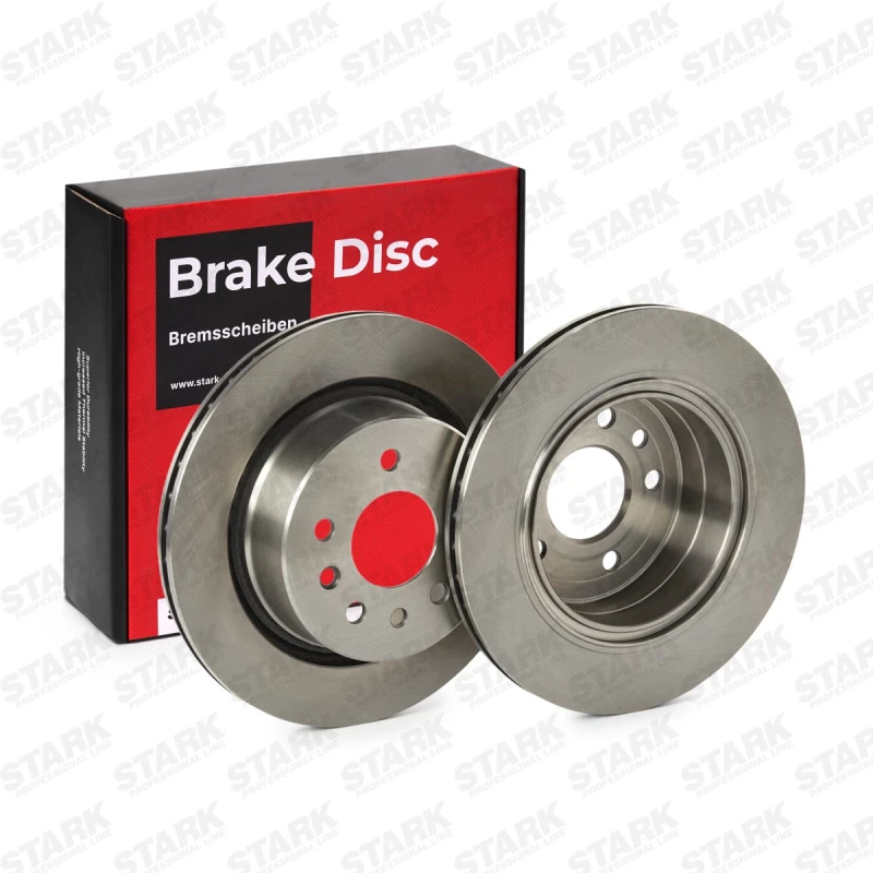 Image of STARK SKBD-0022206 Brake disc Rear Axle, Vented, Cast Iron, Uncoated, Untreated, without bolts/screws Cast Iron Brake Disc (82)