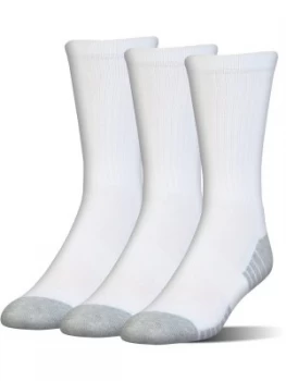 image of Urban Armor Gear Mens Heatgear Tech Crew 3 Pack Socks Stone