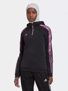 Image of adidas Tiro Winterized Hoodie - Black Size M Women