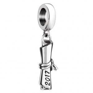Image of Chamilia Sterling Silver 2017 Keepsake Diploma Scroll Charm