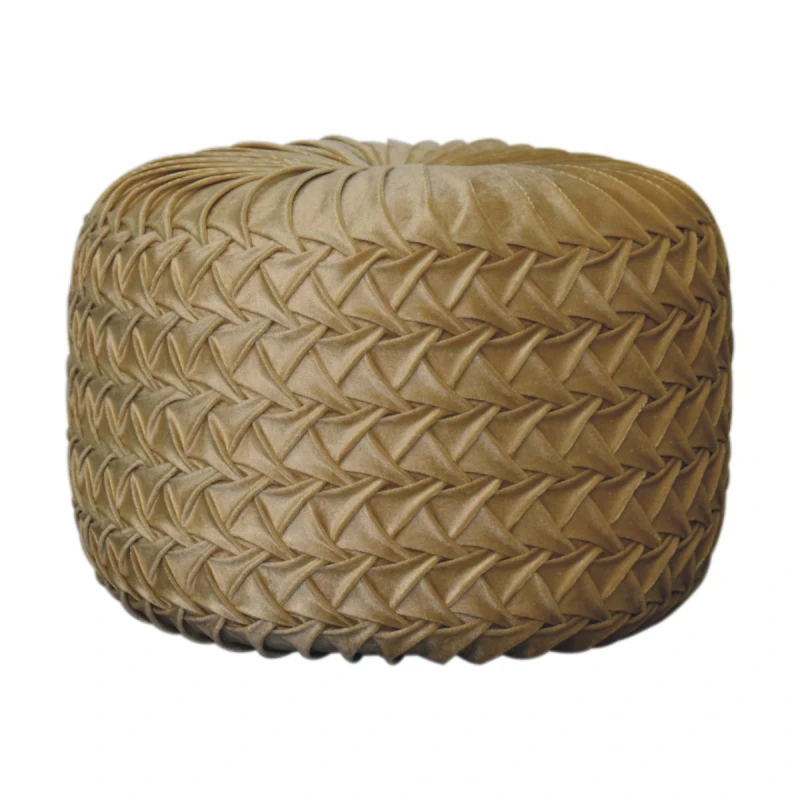 Image of Artisan Furniture Artisan Furniture Ochre Hart Pouffe
