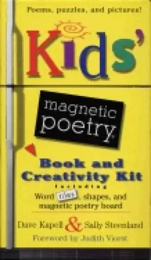 Image of kids magnetic poetry book and creativity kit