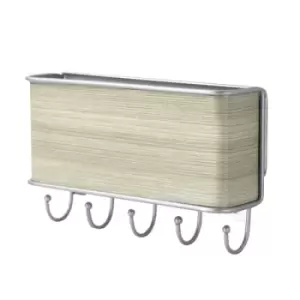 Image of Wall Mounted Letter & Key Hanger M&W