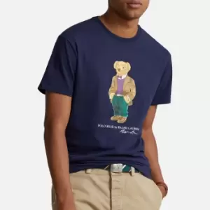 Image of Polo Ralph Lauren Mens Bear T-Shirt - Cruise Navy - S