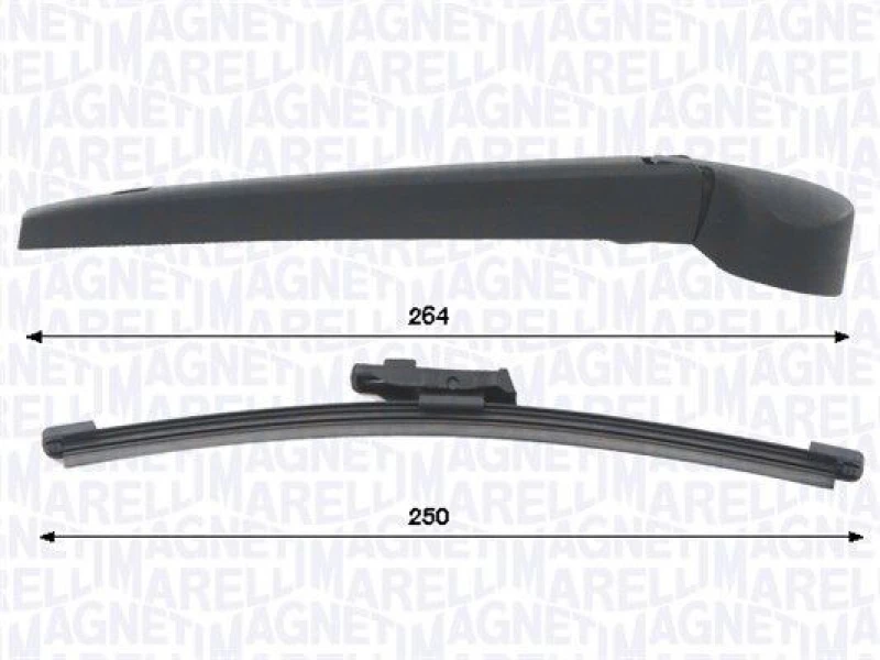 Image of MAGNETI MARELLI Wiper arm set MAGNETI MARELLI 000723180446