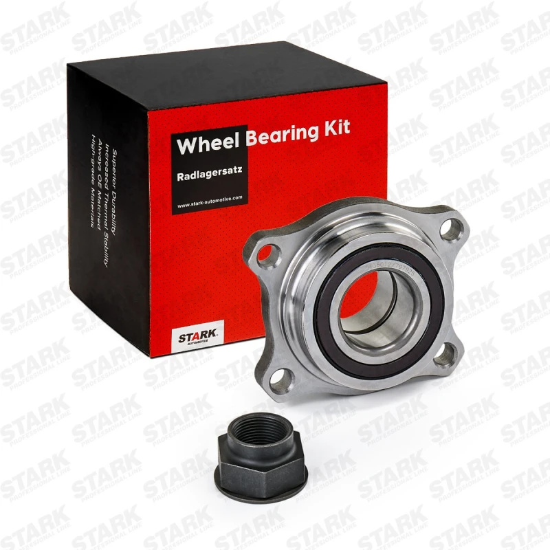 Image of STARK SKWB-0180579 Wheel bearing kit Front axle both sides, with integrated ABS sensor Wheel Bearing Kit (654)