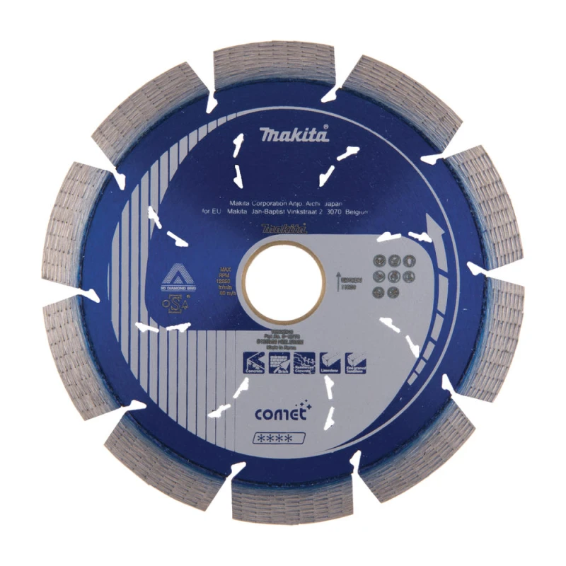 Image of Makita Comet Dry and Wet Diamond Cutting Disc B-12778 Diameter: 125mm