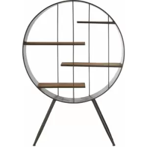 image of Premier Housewares - Trinity Round Shelf Unit