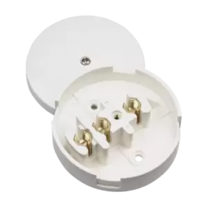 Image of Click Scolmore Essentials 30A Junction Box S-Entry 3 Terminal White - WA072