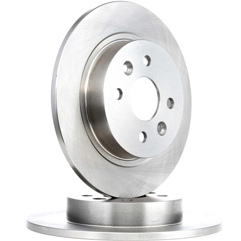 Image of STARK SKBD-0023047 Brake disc Rear Axle, solid, Cast Iron, Uncoated, Untreated, without bolts/screws Cast Iron Brake Disc (82)