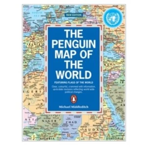 Image of The Penguin Map of the World by Michael Middleditch Paperback - 2002