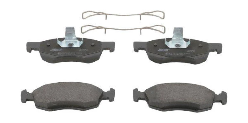 Image of JURID 573295J Brake pad set not prepared for wear warning indicator Brake Pad Set,disc brake (402)