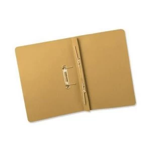 Image of Guildhall Transfer Spring Files Heavyweight Capacity 38mm Foolscap Yellow Pack of 25
