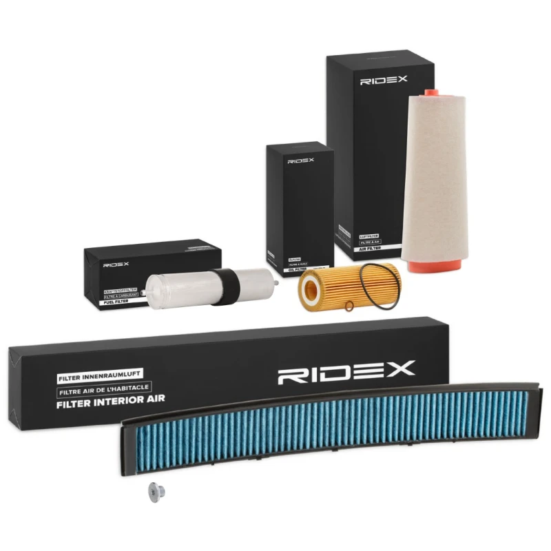 Image of RIDEX 4055F13347 Filter Set with gasket/seal Filter Set (4055)