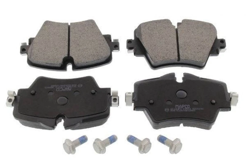 Image of MAPCO 6014HPS Brake pad set Front Axle, excl. wear warning contact, with brake caliper screws Brake Pad Set,disc brake (402)