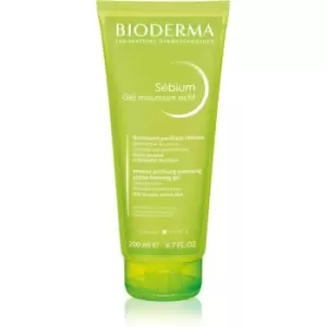 image of Bioderma Sebium Gel Moussant Actif Deep Cleansing Gel For Oily And Problematic Skin 200ml