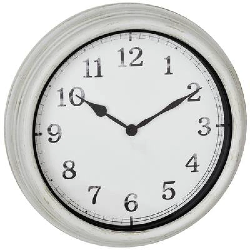 Image of TFA-Dostmann 60.3067.02 Quarzo Orologio outdoor 380 mm x 63 Bianco...