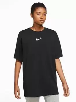 Image of Nike Nsw Fibre Boyfriend Tee - Black