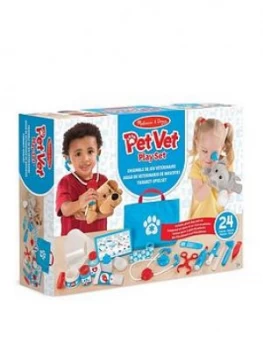 image of Melissa & Doug Examine & Treat Pet Vet Play Set