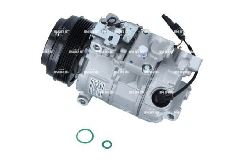 Image of NRF 32533 AC Compressor EASY FIT PAG 46, Refrigerant: R1234yf, with seal ring Compressor,air conditioning (447)