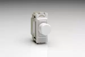 Image of Varilight 2-Way Push-On/Off Rotary LED Dimmer 0-100W (Max 10 LEDs) (1 Grid Space) - GJP100W