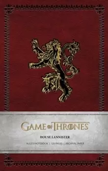 Image of Game of Thrones: House Lannister Ruled Notebook